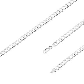 Corrente Prata Masculina Groumet