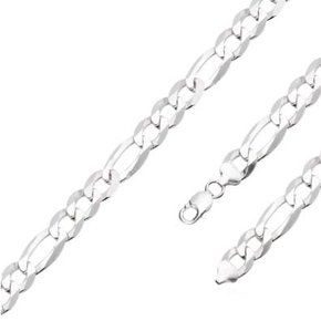 Corrente Prata Masculina Groumet