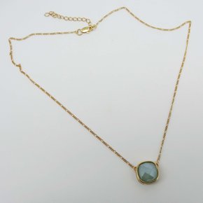 Corrente Semi Jóia Pedra Azul Citrino