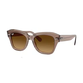 Óculos Solar Ray Ban Feminino Marrom Cristal