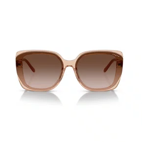 Óculos Solar Vogue Feminino Marrom Translúcido