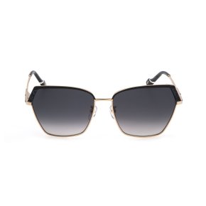 Óculos Solar Yalea Cruz Feminino Preto e Dourado