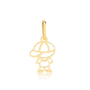 Pingente Ouro 416 Menino e Menina