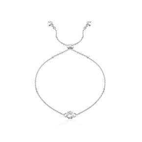 Pulseira Semi Jóia Rodio Ponto de Luz 6mm