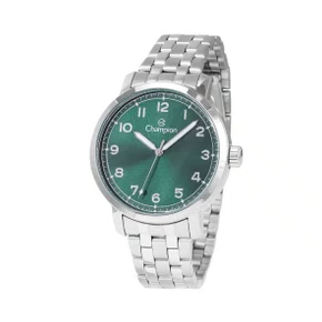 Relógio Champion Masculino Aço Fundo Verde