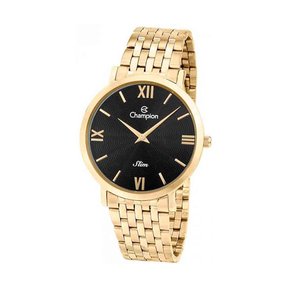 Relógio Champion Unissex Dourado Slim