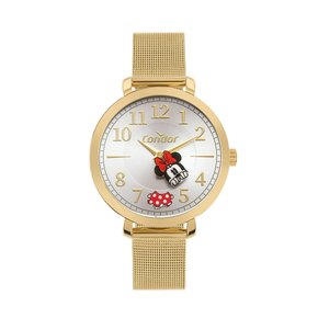 Relógio Condor Disney Minnie Feminino Dourado