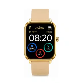 Relógio Condor Smartwatch Unissex Dourado