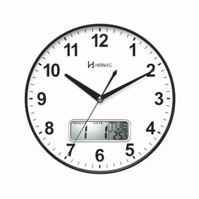 Relógio de Parede Herweg Sweep Termômetro