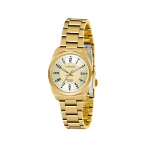 Relógio Lince Feminino Dourado Analógico