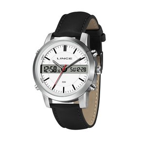 Relógio Lince Masculino Anadigi Fundo Branco