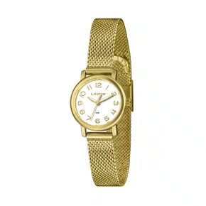 Relógio Lince Mini Feminino Dourado