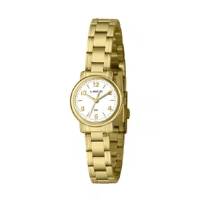 Relógio Lince Mini Feminino Dourado