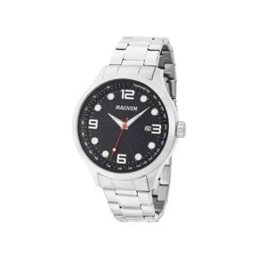 Relógio Magnum Masculino Aço Calendário