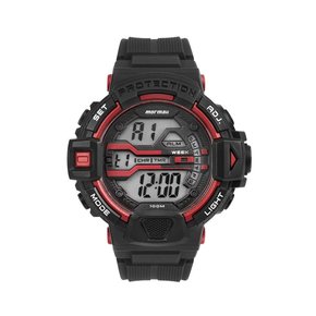 Relógio Mormaii Masculino Digital Preto e Vermelho