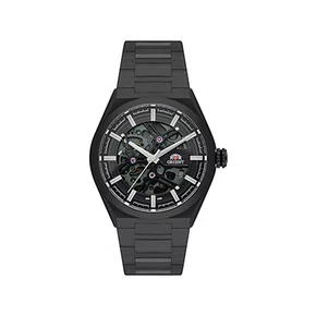 Relógio Orient Automático Skeleton Masculino Preto