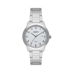 Relógio Orient Feminino Prateado Calendário