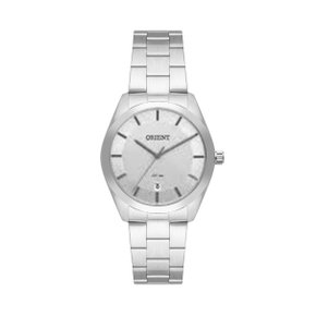 Relógio Orient Feminino Prateado Calendário