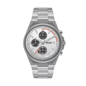 Relógio Orient Masculino Aço Multifunção Solartech