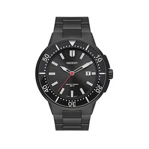 Relógio Orient Masculino Aço Preto Calendário