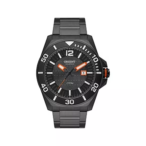 Relógio Orient Masculino Aço Preto Solartech