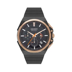 Relógio Orient Masculino Cronógrafo Preto