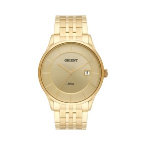Relógio Orient Masculino Dourado Calendário