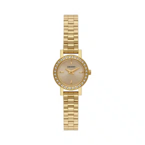 Relógio Orient Mini Sapphire Feminino Dourado