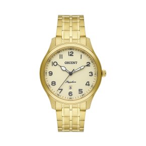 Relógio Orinet Masculino Dourado com Calendário