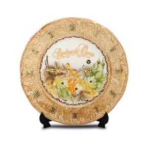 Relógio Prato Diceart Bodas de Ouro