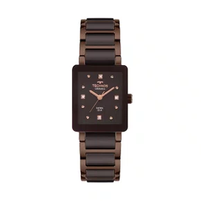 Relógio Technos Ceramic Feminino Marrom