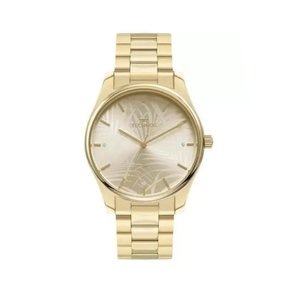 Relógio Technos Dourado Feminino com Pedras