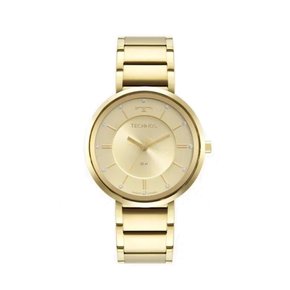 Relógio Technos Feminino Dourado com Pedras