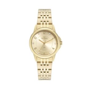 Relógio Technos Feminino Dourado com Pedras