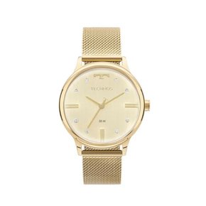 Relógio Technos Feminino Dourado com Pedras