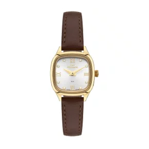 Relógio Technos Feminino Dourado Pulseira Couro