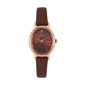 Relógio Technos Feminino Rose Pulseira Couro