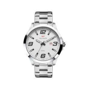 Relógio Technos Masculino Aço Calendário