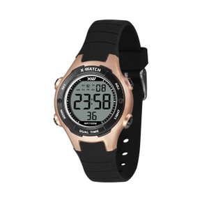 Relógio X-watch Infantil Digital Rose e Preto