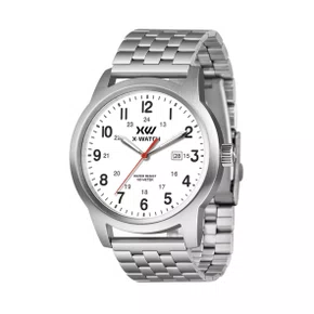 Relógio X-watch Masculino Prata com Calendário