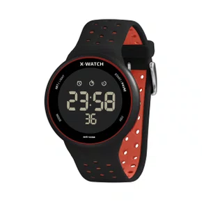 Relógio X-watch Sport Masculino Preto e Vermelho