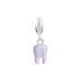 Berloque Prata Dente Branco