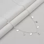 Colar Prata Chapinhas e Zircônias