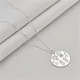 Colar Prata com Medalha Desenhada a Laser Filhos