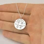 Colar Prata com Medalha Desenhada a Laser Filhos