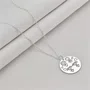 Colar Prata com Medalha Desenhada a Laser Filhos