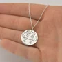 Colar Prata com Medalha Desenhada a Laser Filhos