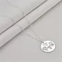 Colar Prata com Medalha Desenhada a Laser Filhos