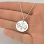 Colar Prata com Medalha Desenhada a Laser Filhos