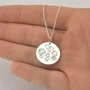 Colar Prata com Medalha Desenhada a Laser Filhos